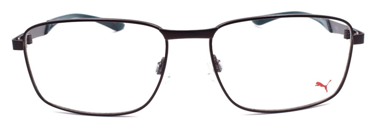 2-PUMA PU0093O 006 Men's Eyeglasses Frames 56-16-140 Dark Ruthenium-889652061634-IKSpecs