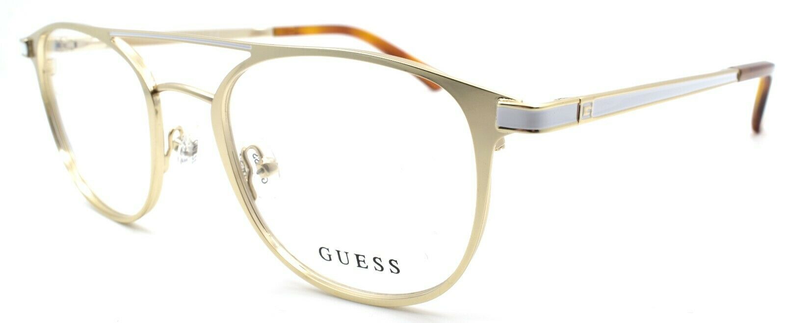 1-GUESS GU1988 032 Men's Eyeglasses Frames Aviator 50-21-145 Pale Gold-889214112729-IKSpecs