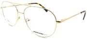 1-Marchon M8000 710 Eyeglasses Frames Aviator 55-15-145 Light Gold-886895404938-IKSpecs