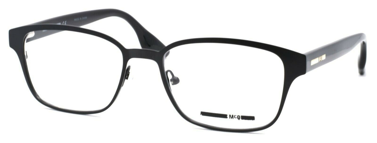 1-McQ Alexander McQueen MQ0042O 003 Women's Eyeglasses Frames 52-17-145 Black-889652032672-IKSpecs