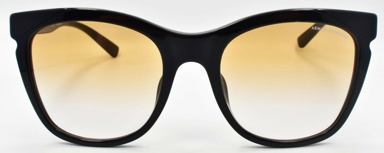 Armani Exchange AX4109SF 815813 Women's Sunglasses Black / Clear Gradient Ochre