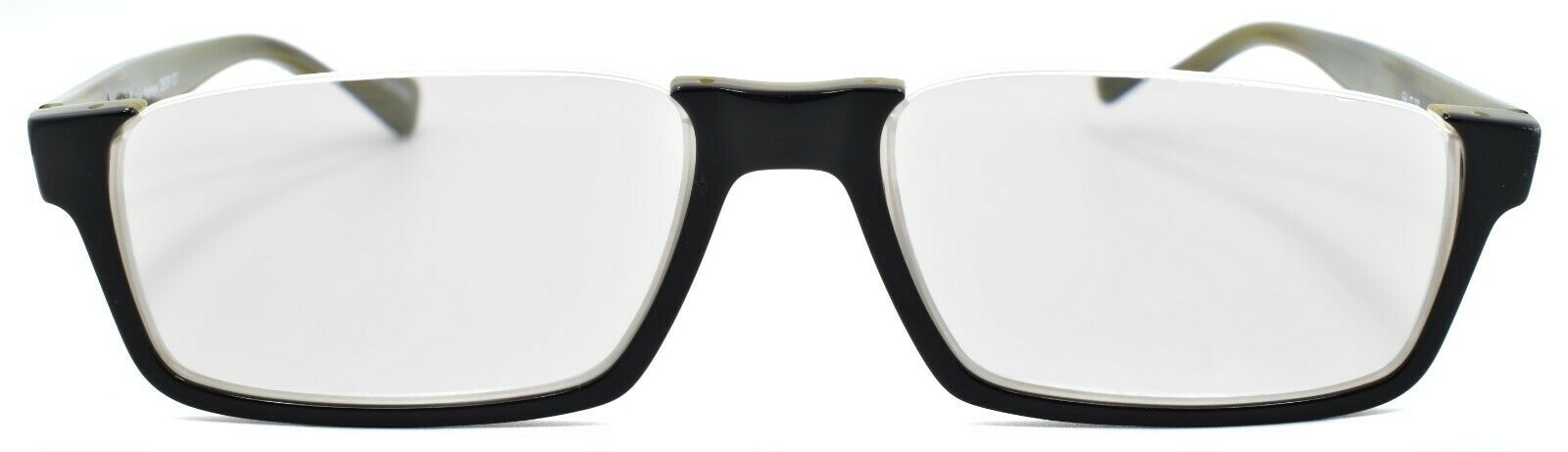 2-Eyebobs Size Matters 2509 07 Men's Reading Glasses Semi-Rimless Black Horn +1.50-842754109642-IKSpecs