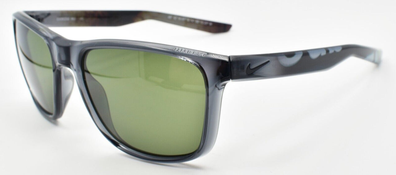 Nike Unrest EV0922 SE 063 Sunglasses Crystal Anthracite Gray / Green Lens