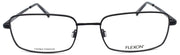 2-Flexon H6051 001 Men's Eyeglasses Frames 55-18-145 Black Flexible Titanium-886895485579-IKSpecs