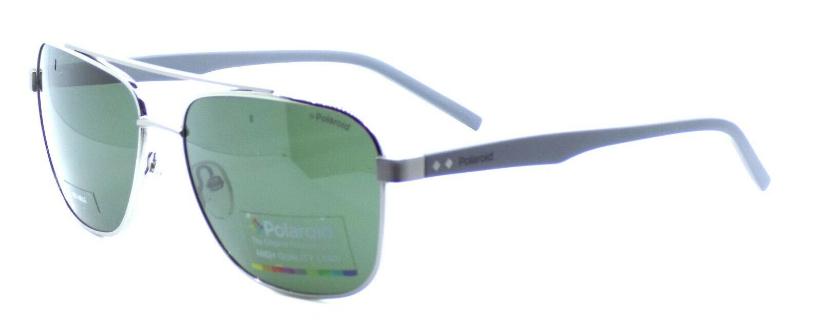1-Polaroid PLD 2044/U/S 6LB Men's Sunglasses Polarized 60-16-140 Ruthenium / Green-762753254146-IKSpecs