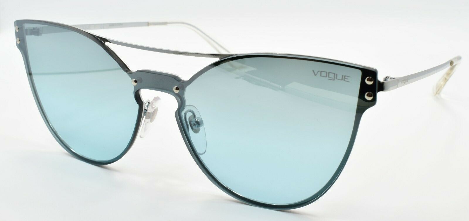 1-Vogue VO4135S 323/7C Women's Sunglasses Cat Eye Silver / Grey Mirror Silver-8056597067393-IKSpecs