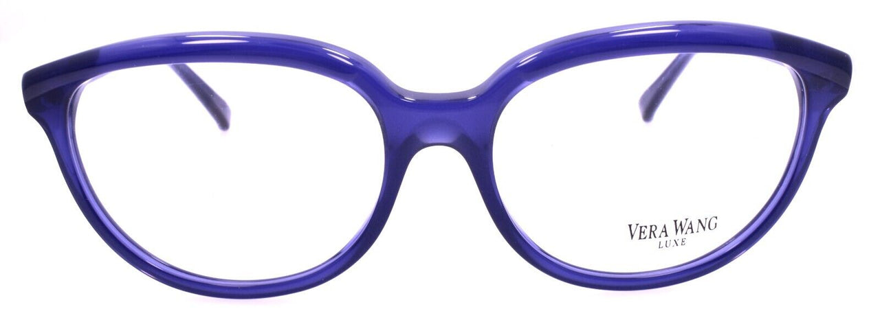 Vera Wang Fabienne PL Women's Eyeglasses Frames 56-16-135 Plum Blue Italy