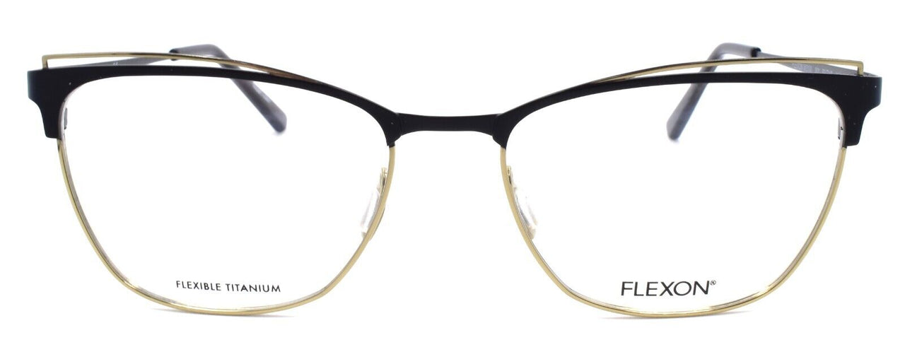 2-Flexon W3100 001 Women's Eyeglasses Frames Black 53-17-140 Flexible Titanium-886895484879-IKSpecs