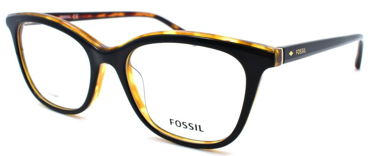1-Fossil FOS 7081 807 Women's Eyeglasses Frames Cat Eye 50-17-140 Black-716736276342-IKSpecs