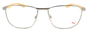 2-PUMA PU0066O 001 Men's Eyeglasses Frames 54-16-140 Silver / White / Orange-889652028316-IKSpecs