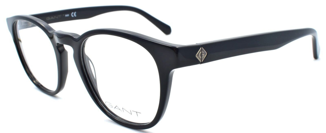 GANT GA3235 001 Men's Eyeglasses Frames Round 49-20-145 Black
