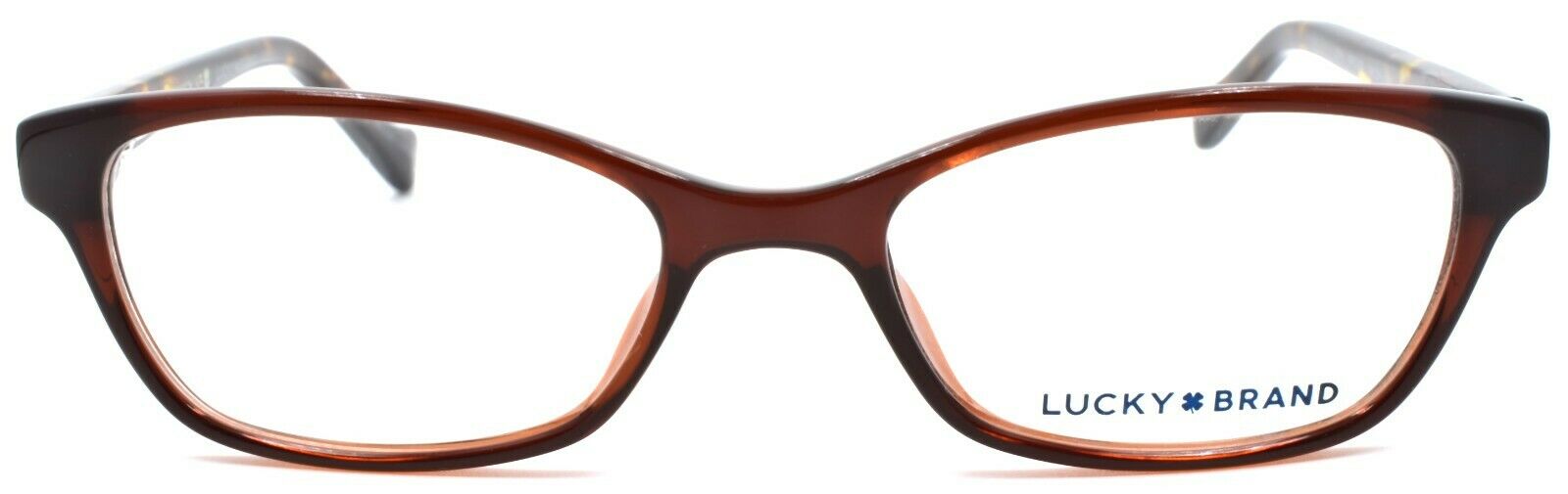 2-LUCKY BRAND D706 Kids Girls Eyeglasses Frames 46-16-125 Brown-751286295719-IKSpecs