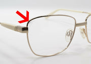 4-Skaga 3876 Agneta 5206 Women's Eyeglasses Frames 56-16-145 Pale Gold / Ivory-IKSpecs