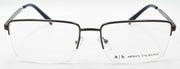 2-Armani Exchange AX1027 6008 Men's Glasses Frames Half-rim 54-17-140 Gunmetal-8053672798265-IKSpecs