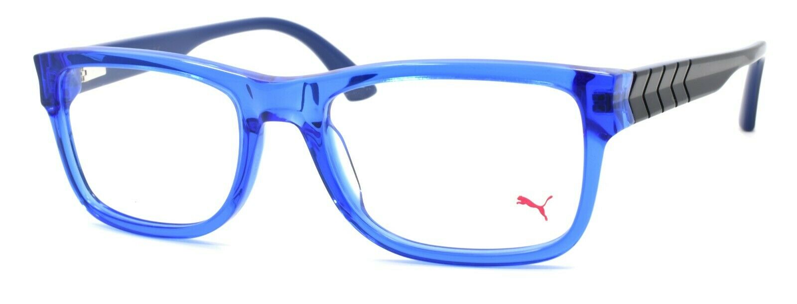 1-PUMA PU0047O 005 Men's Eyeglasses Frames 53-19-145 Blue / Black + CASE-889652015491-IKSpecs