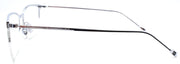 3-John Varvatos V172 Men's Eyeglasses Half-rim Titanium 55-19-145 Black / Silver-751286322835-IKSpecs