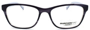 2-Marchon M5500 005 Women's Eyeglasses Frames 53-16-135 Black Horn-886895404822-IKSpecs