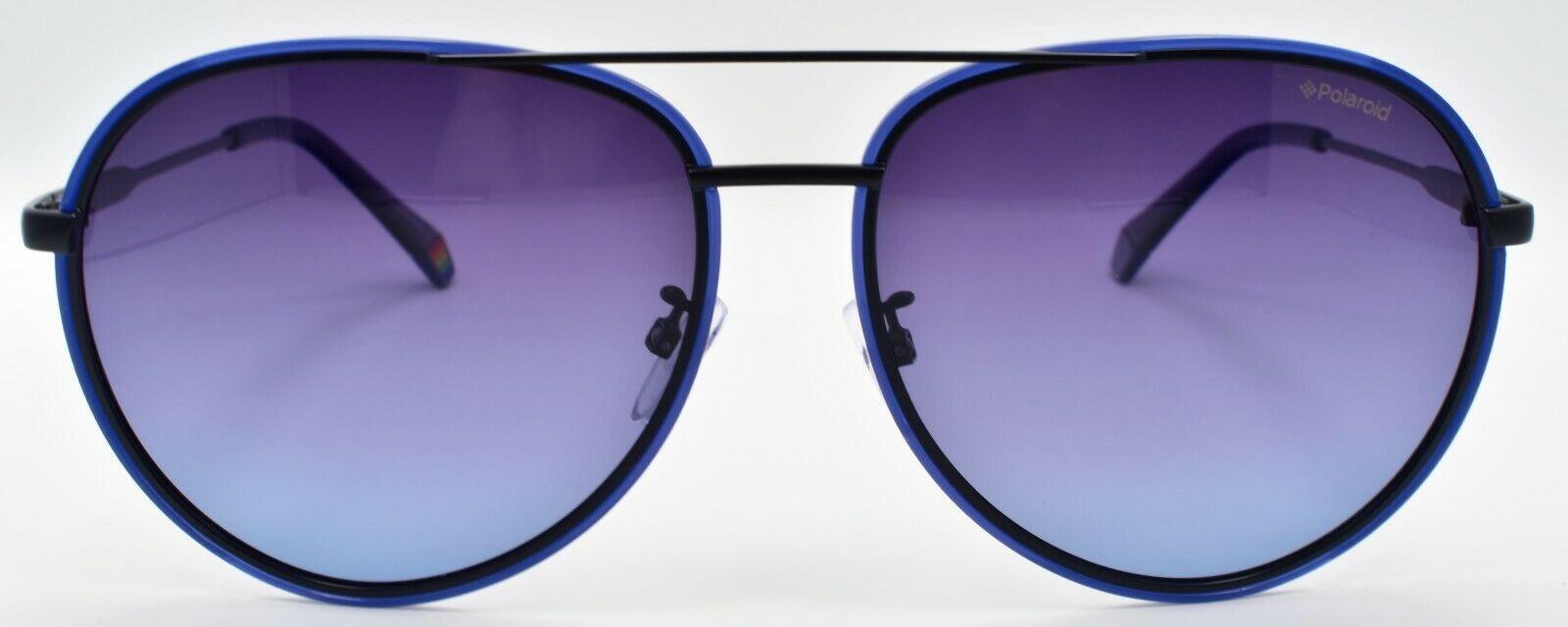 2-Polaroid PLD6118/G/S PJPWJ Sunglasses Aviator Polarized Blue & Black / Grey-716736238968-IKSpecs