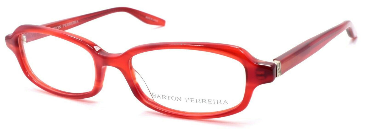 1-Barton Perreira Nicholette SCA/SIL Women's Glasses Frames 49-17-135 Scarlet Red-672263039006-IKSpecs
