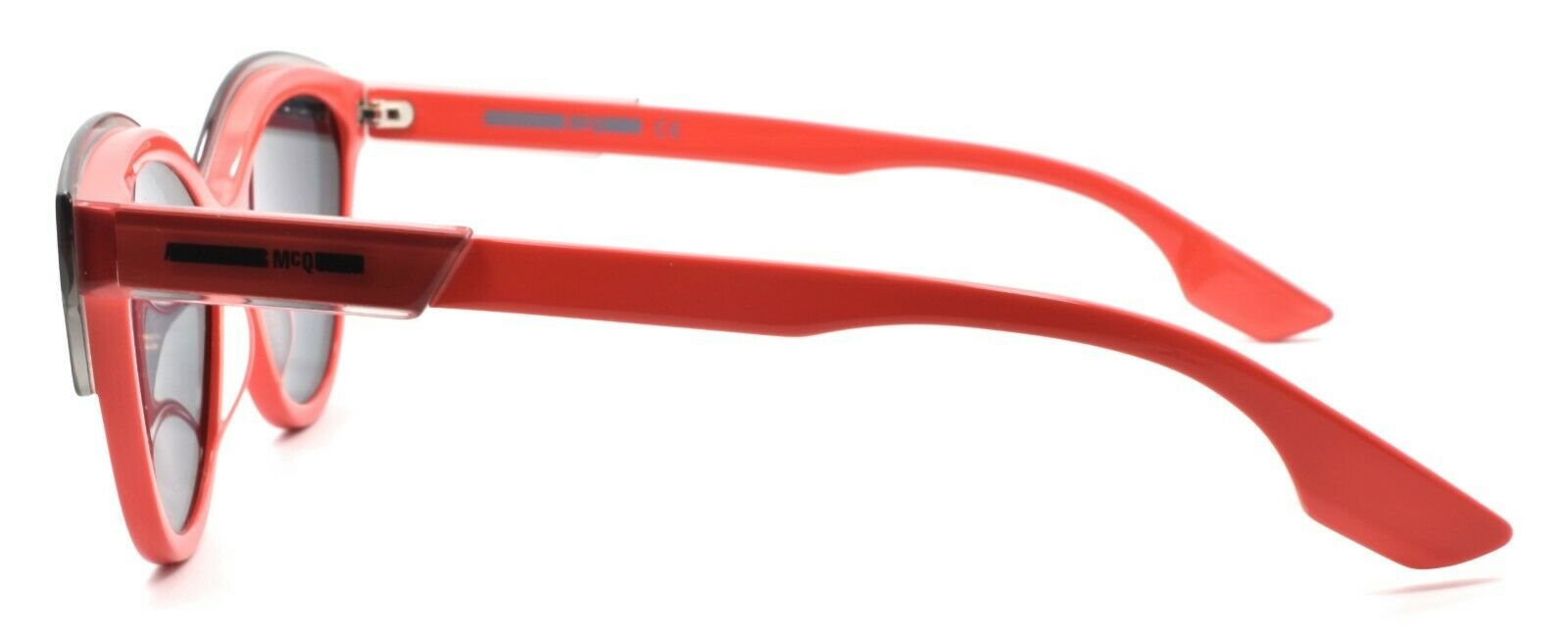 3-McQ Alexander McQueen MQ0026O 003S Women's Sunglasses Cat-eye Pink Coral / Grey-191966062420-IKSpecs