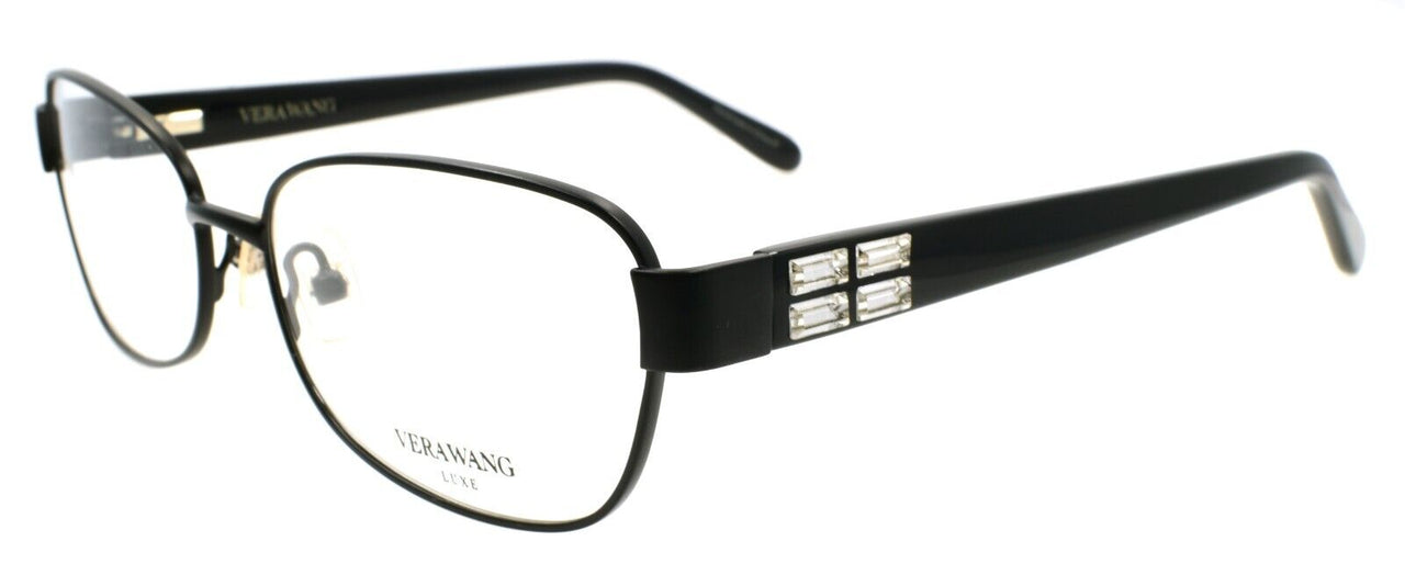 Vera Wang Joanie BK Women's Eyeglasses Frames 53-16-135 Black w/ Crystals