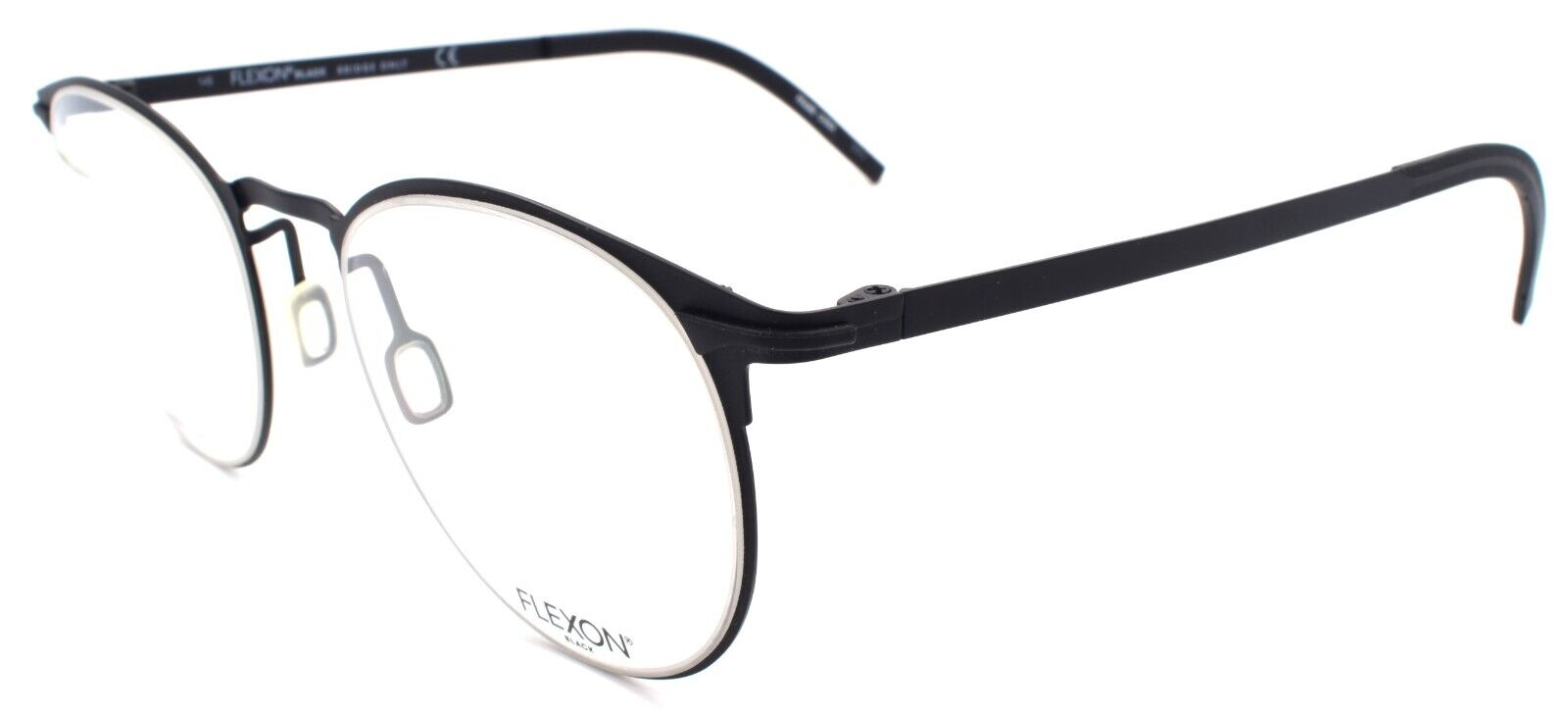 1-Flexon B2000 001 Men's Eyeglasses Black 50-20-145 Flexible Titanium-883900203210-IKSpecs