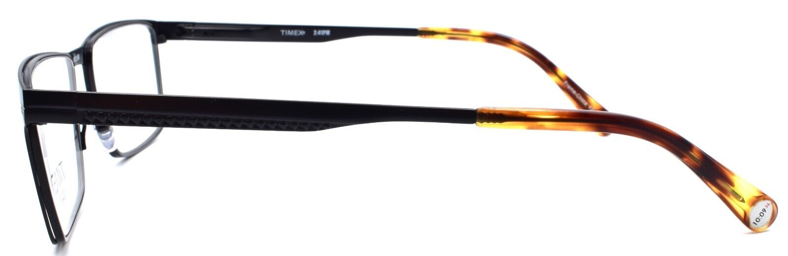 3-Timex 2:41 PM Men's Eyeglasses Titanium Large 56-178-150 Black-715317011204-IKSpecs