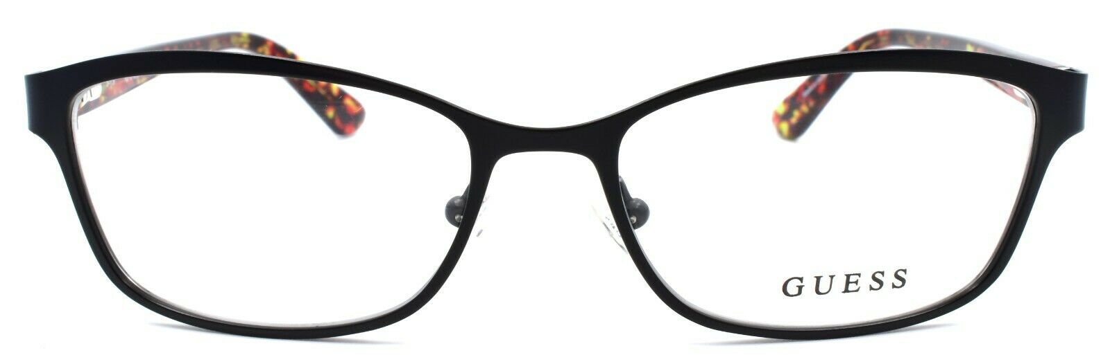2-GUESS GU2548 002 Women's Eyeglasses Frames 52-16-135 Matte Black-664689787715-IKSpecs