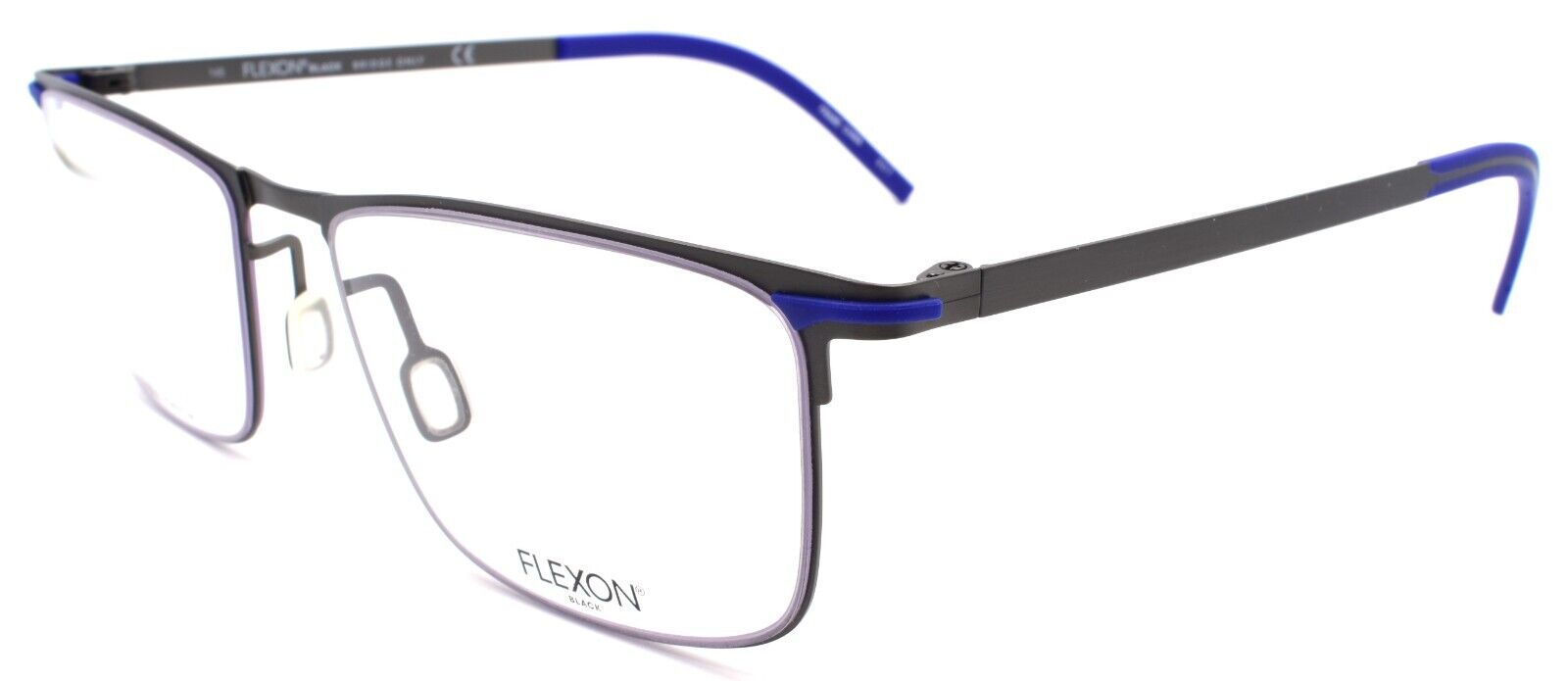 1-Flexon B2005 033 Men's Eyeglasses Frames Gunmetal 55-19-145 Flexible Titanium-883900204538-IKSpecs