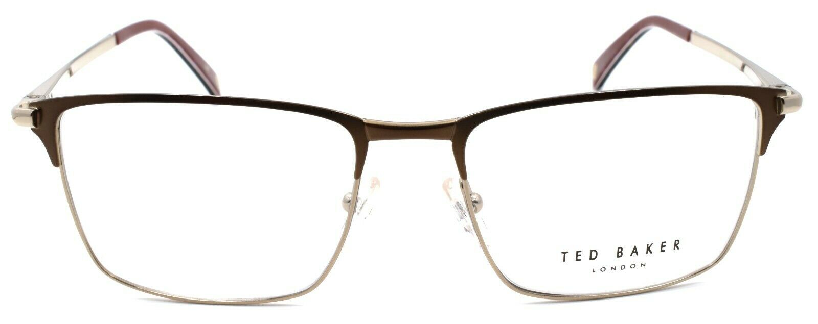 2-Ted Baker Amos 4241 104 Men's Eyeglasses Frames 53-17-145 Brown / Gold-4894327119134-IKSpecs