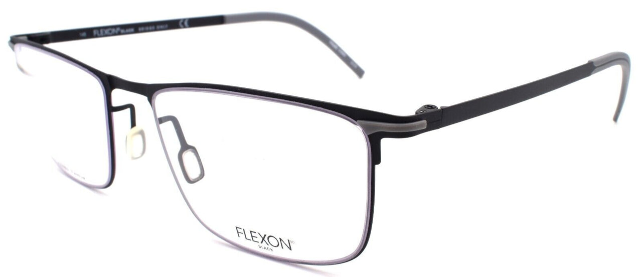 1-Flexon B2005 001 Men's Eyeglasses Frames Black 55-19-145 Flexible Titanium-883900204514-IKSpecs