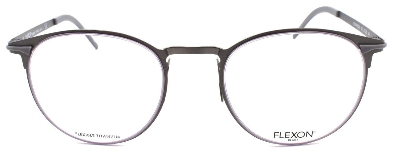 2-Flexon B2000 033 Men's Eyeglasses Gunmetal 50-20-145 Flexible Titanium-883900203227-IKSpecs