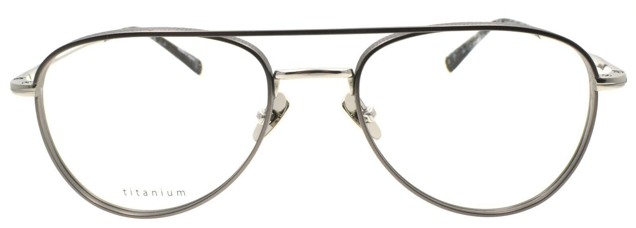 2-John Varvatos V175 Men's Eyeglasses Titanium 54-19-150 Gunmetal / Silver Japan-751286324020-IKSpecs