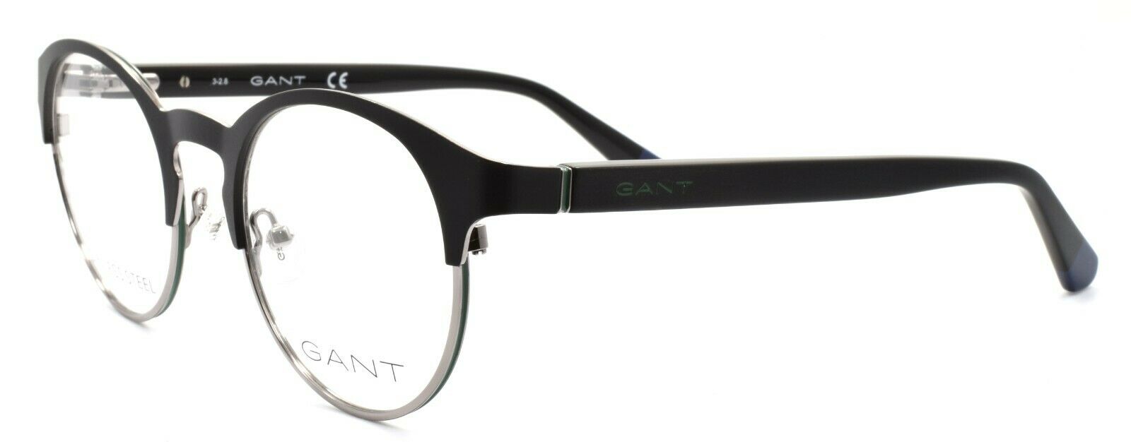 1-GANT GA3138 002 Men's Eyeglasses Frames Round 48-20-140 Matte Black-664689875283-IKSpecs