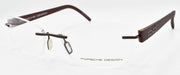 1-Porsche Design P8209 S2 B Eyeglasses Frames RIMLESS 52-16-135 Dark Red ITALY-4046901618612-IKSpecs