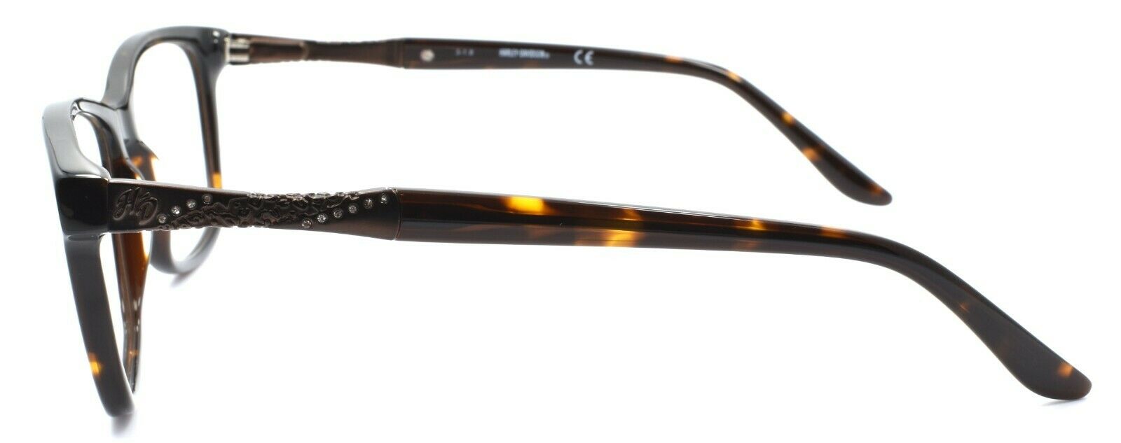 3-Harley Davidson HD0542 052 Women's Eyeglasses Frames 53-15-135 Dark Havana +CASE-664689925148-IKSpecs