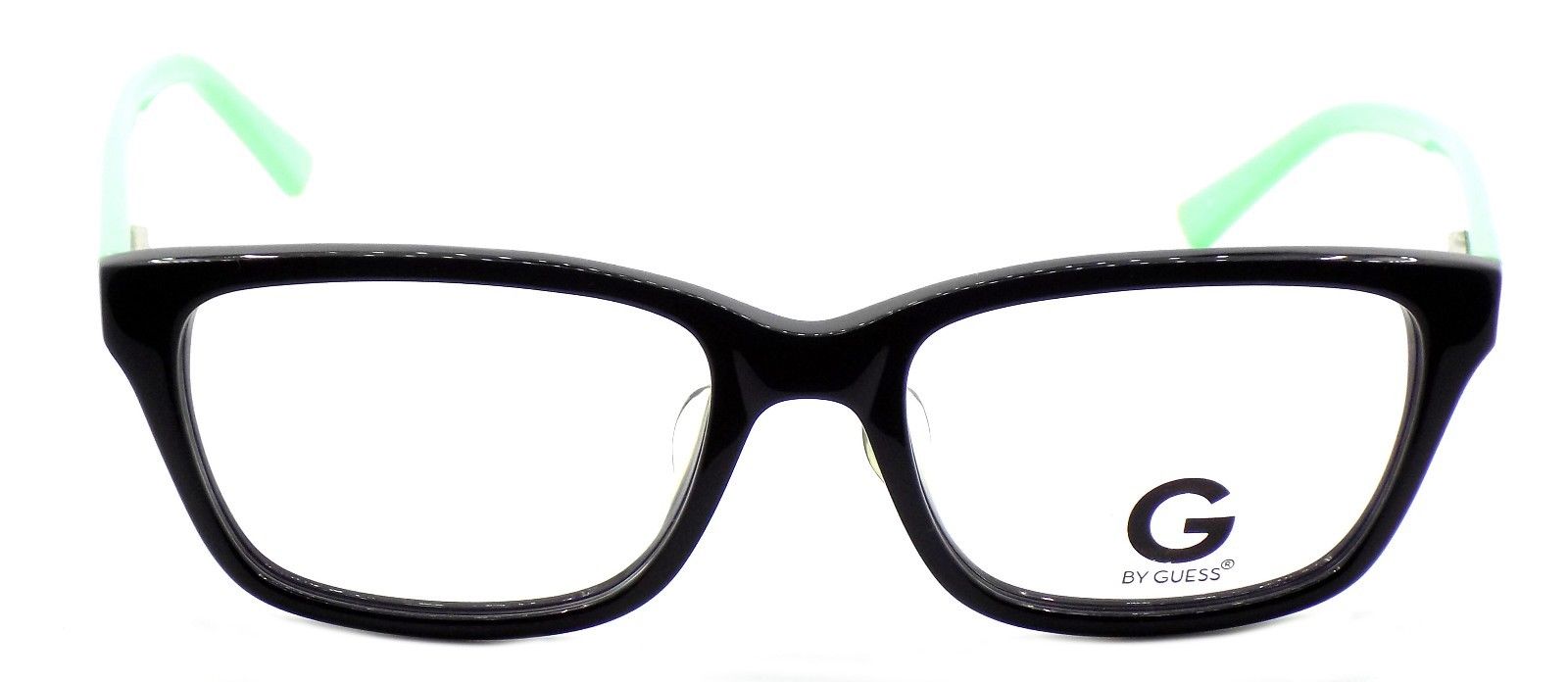 2-G by Guess GGA100 BLKGN Men's ASIAN FIT Eyeglasses Frames 55-18-140 Black + CASE-715583637283-IKSpecs