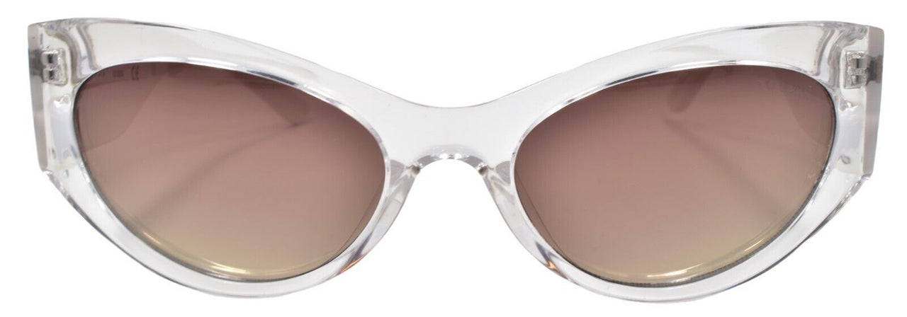 GUESS GU7624 26G Women's Sunglasses 55-19-145 Crystal Clear / Brown