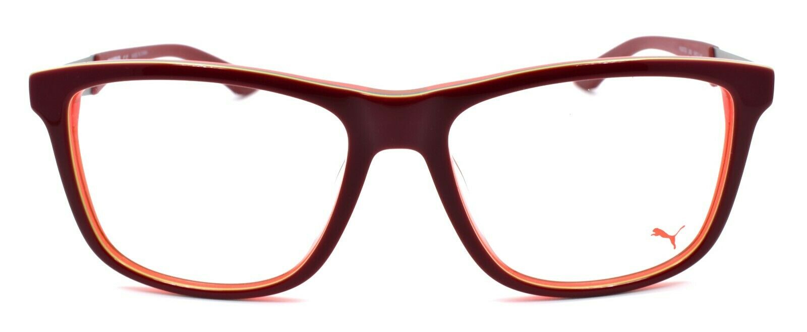 2-PUMA PU0075O 005 Men's Eyeglasses Frames 54-17-145 Red-889652029436-IKSpecs