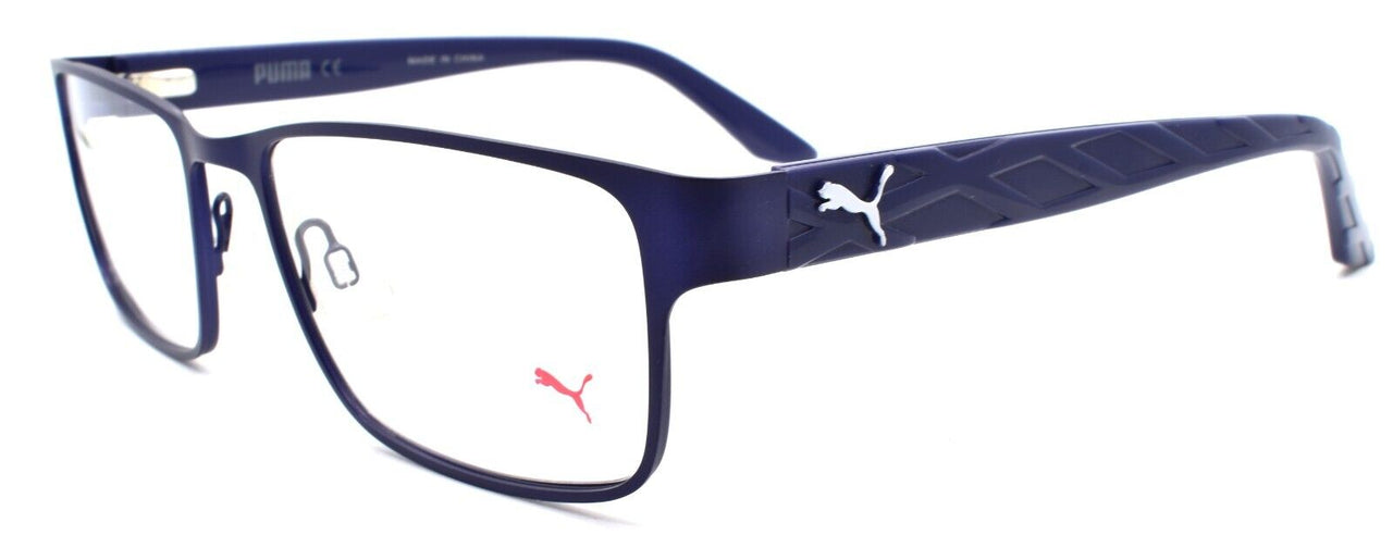 1-PUMA PU0024O 007 Men's Eyeglasses Frames 55-18-140 Blue-889652002248-IKSpecs
