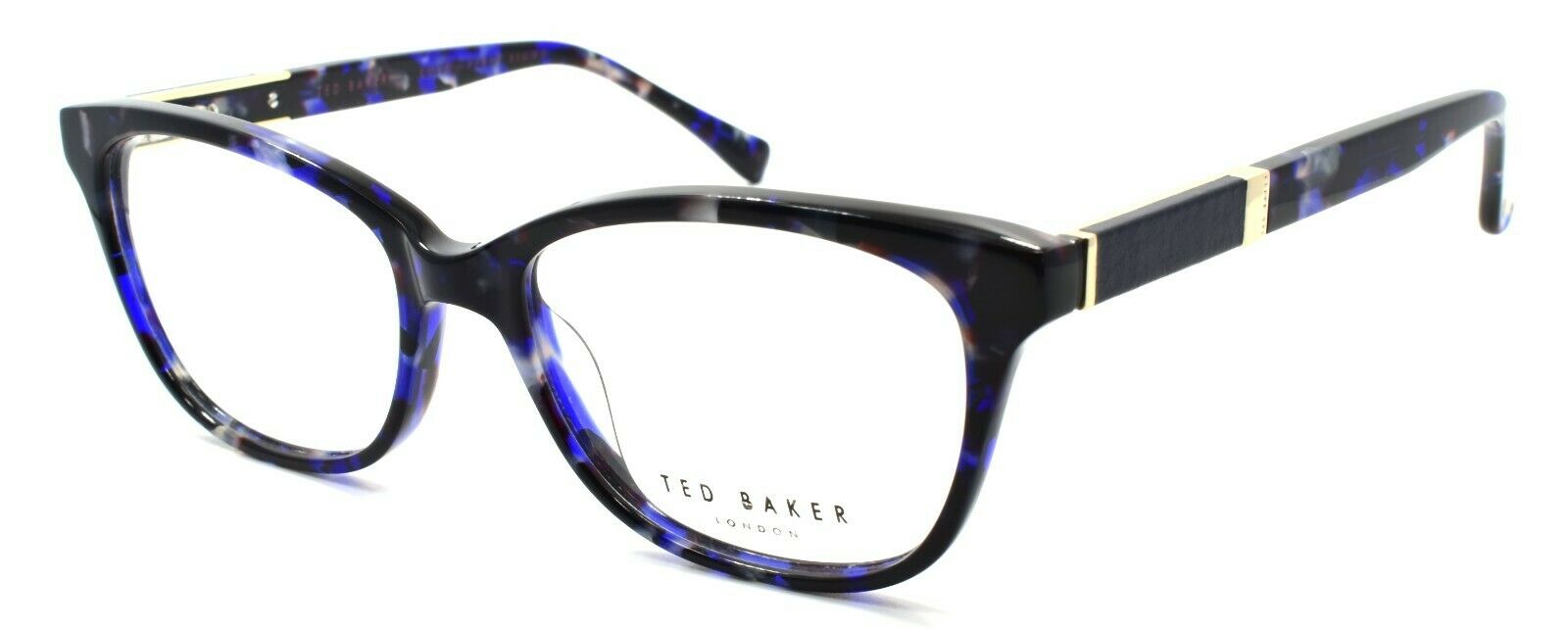 1-Ted Baker Senna 9124 693 Women's Eyeglasses Frames 52-16-140 Blue Marble-4894327143856-IKSpecs