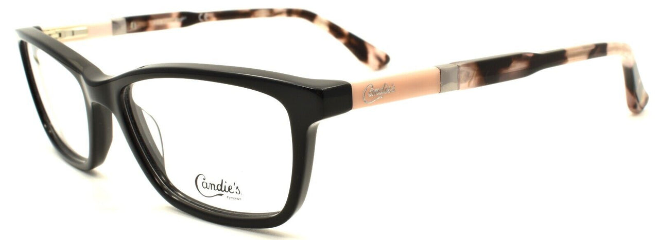 1-Candies CA0145 005 Women's Eyeglasses Frames Petite Cat Eye 48-15-135 Black-889214132918-IKSpecs