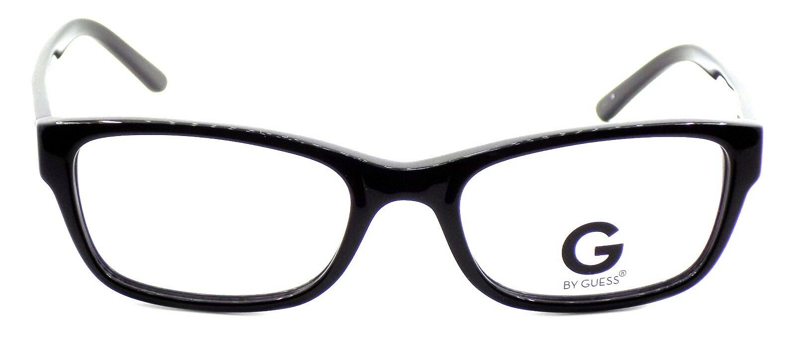 2-G by Guess GGA105 BLK Women's ASIAN FIT Eyeglasses Frames 52-18-135 Black + CASE-715583638730-IKSpecs