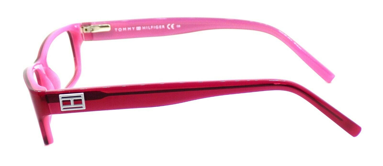 3-TOMMY HILFIGER TH 1046 0T5 Women's Eyeglasses Frames 53-15-140 Burgundy / Pink-827886927715-IKSpecs