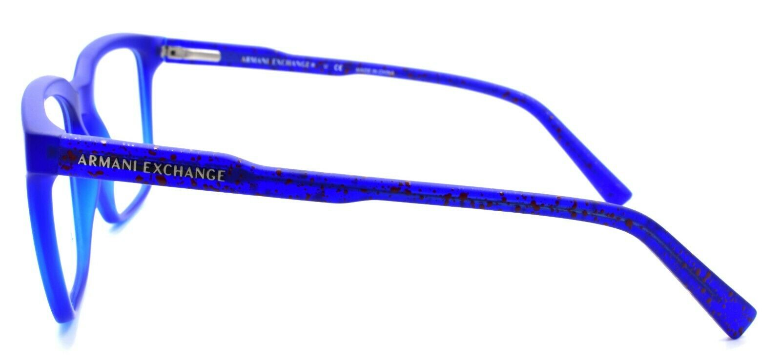 3-Armani Exchange AX3045 8183 Men's Eyeglasses Frames 55-18-140 Matte Navy Blue-8053672749588-IKSpecs