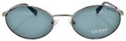 2-GUESS GU8235 10N Unisex Sunglasses 57-19-140 Shiny Light Nickeltin / Green-889214282309-IKSpecs