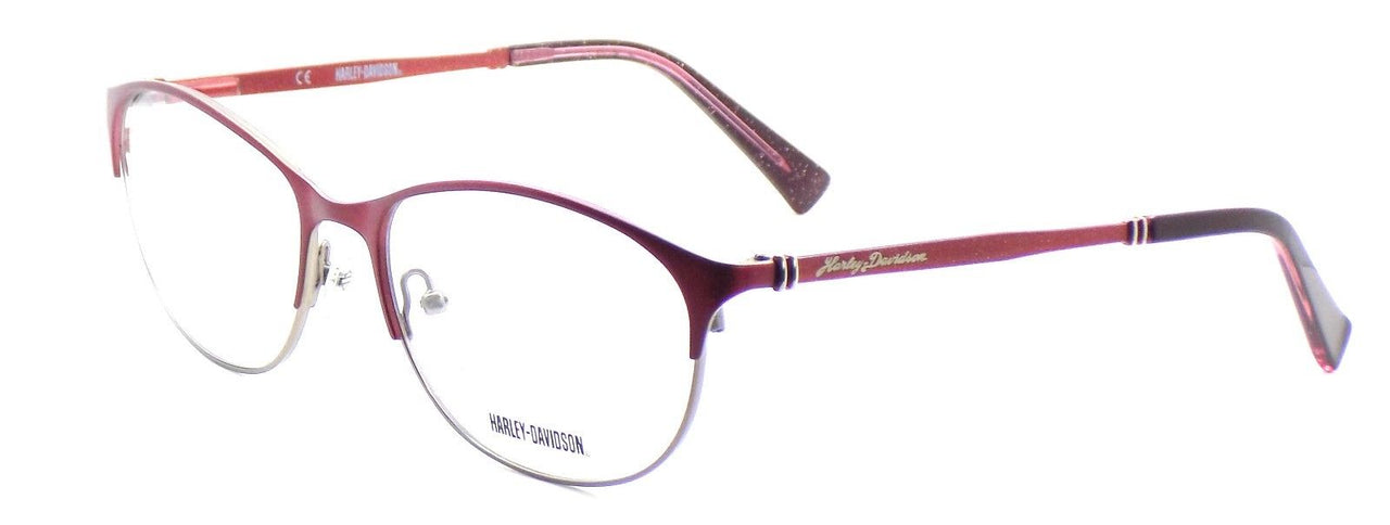 1-Harley Davidson HD516 RD Women's Eyeglasses Frames LARGE 57-17-140 Red + CASE-715583540019-IKSpecs