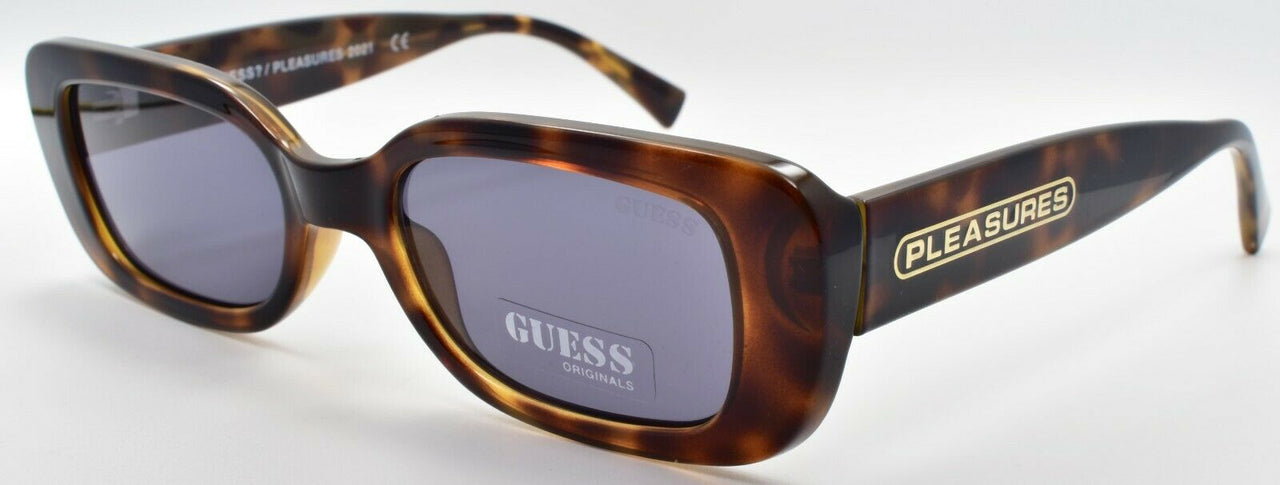 1-GUESS x Pleasures GU8227 56A Sunglasses 50-19-140 Havana / Gray-889214281142-IKSpecs