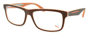 1-PUMA PU0053OA 005 Men's Eyeglasses Frames 55-16-145 Brown / Green-889652016283-IKSpecs