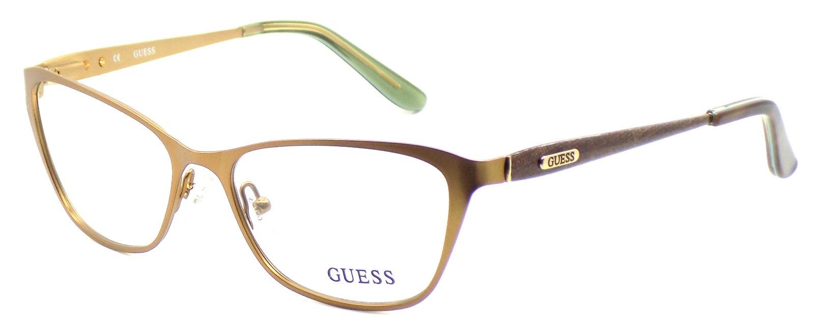 1-GUESS GU2425 BRN Women's Eyeglasses Frames 52-16-135 Light Brown + CASE-715583997608-IKSpecs